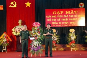 Gặp mặt kỷ niệm cựu học viên đào tạo sĩ quan chỉ huy kỹ thuật  Phòng hóa khóa VII (1984-1987)