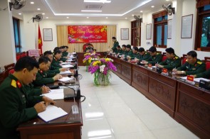 Tư lệnh Binh chủng Hoá học kiểm tra và chúc Tết Nguyên đán Tân Sửu năm 2021 đối với Trường Sĩ quan Phòng hoá