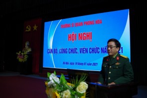 Công đoàn Cơ sở Trường Sĩ quan Phòng hóa tổ chức Hội nghị Cán bộ, Công chức, Viên chức năm 2021