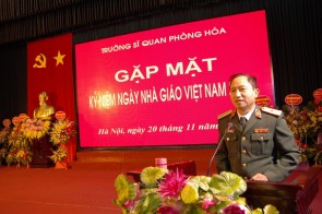 Trường Sĩ quan Phòng hóa long trọng tổ chức gặp mặt kỷ niệm Ngày Nhà giáo Việt Nam 20/11/2019