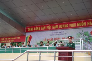 Trường Sĩ quan Phòng hóa tổ chức Lễ phát động ra quân hưởng ứng  thực hiện Phong trào “Chống rác thải nhựa”