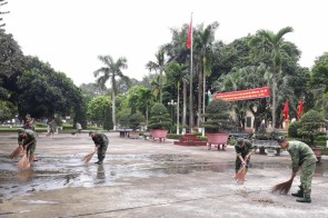 Tuổi trẻ Trường Sĩ quan Phòng hóa tổ chức “Ngày Chủ nhật xanh”, hưởng ứng Tháng Thanh niên năm 2019