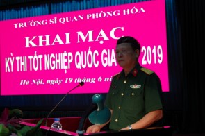 Trường Sĩ quan Phòng hóa khai mạc Kỳ thi tốt nghiệp Quốc gia năm 2019