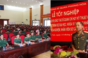 Trường Sĩ quan Phòng hóa tổ chức Lễ tốt nghiệp đào tạo sĩ quan chỉ huy, Nhân viên chuyên môn kỹ thuật Hóa học năm 2019