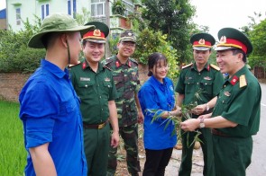 Trường sĩ quan phòng hóa tổ chức tốt đợt hành quân  dã ngoại làm công tác dân vận năm 2019