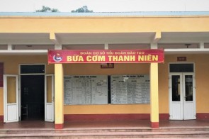 Bữa cơm thanh niên ở Tiểu đoàn Đào tạo