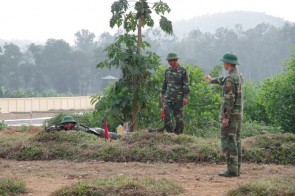 Trường Sĩ quan Phòng hóa tổ chức tập huấn 3 tiếng nổ