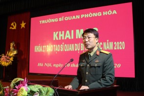 Khai mạc Đào tạo Sĩ quan dự bị Hóa học, khóa 27 năm 2020