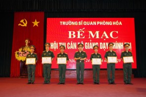 Trường Sĩ quan Phòng hóa tổ chức Hội thi cán bộ giảng dạy chính trị và rút kinh nghiệm công tác giảng dạy chính trị giai đoạn 2018-2020