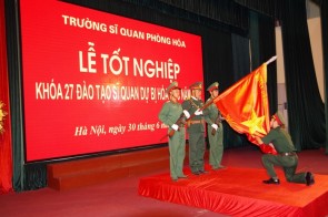 Trường Sĩ quan Phòng hóa tổ chức Lễ Tốt nghiệp ra trường  cho Học viên đào tạo Sĩ quan dự bị khóa 27 năm 2020