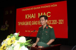 Trường Sĩ quan Phòng hóa khai mạc tập huấn cán bộ, giảng viên năm học 2020-2021