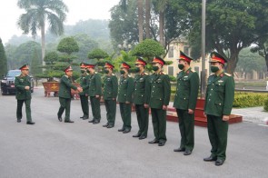 Tư lệnh Binh chủng Hóa học kiểm tra, nắm tình hình năm 2021  đối với Trường Sĩ quan Phòng hóa