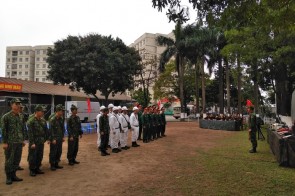 TRƯỜNG SĨ QUAN PHÒNG HÓA TỔ CHỨC CHO CÁN BỘ, GIẢNG VIÊN, HỌC VIÊN THAM QUAN, HỌC TẬP TẠI ĐẠI ĐỘI 66