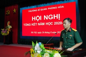 Trường Sĩ quan Phòng hóa tổ chức Hội nghị tổng kết năm học 2020 - 2021