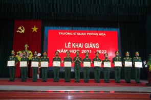 TRƯỜNG SĨ QUAN PHÒNG HÓA TỔ CHỨC LỄ KHAI GIẢNG NĂM HỌC 2021-2022