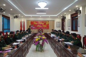 BỘ TƯ LỆNH HOÁ HỌC KIỂM TRA VÀ CHÚC TẾT NGUYÊN ĐÁN  NHÂM DẦN NĂM 2022 TẠI TRƯỜNG SĨ QUAN PHÒNG HOÁ