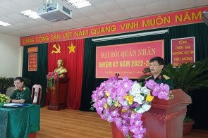 KHOA KHXH & NV - TRƯỜNG SĨ QUAN PHÒNG HOÁ TỔ CHỨC THÀNH CÔNG ĐẠI HỘI QUÂN NHÂN NHIỆM KỲ 2022 - 2024