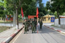 CÁN BỘ, HỌC VIÊN TIỂU ĐOÀN 1 ĐÃ HOÀN THÀNH TỐT  NHIỆM VỤ HÀNH QUÂN DÃ NGOẠI LÀM CÔNG TÁC DÂN VẬN  TẠI HAI ĐỊA PHƯƠNG XÃ SƠN ĐÔNG, THỊ XÃ SƠN TÂY  VÀ XÃ YÊN BÌNH, HUYỆN THẠCH THẤT