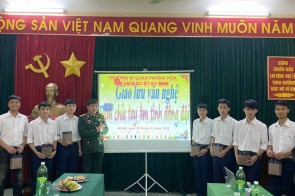 Trường Sĩ quan Phòng hóa tổ chức xuất ngũ cho Hạ sĩ quan, binh sĩ hoàn thành nghĩa vụ quân sự năm 2023