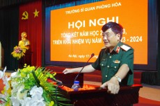 TRƯỜNG SĨ QUAN PHÒNG HÓA TỔ CHỨC HỘI NGHỊ TỔNG KẾT  NĂM HỌC 2022-2023, TRIỂN KHAI NHIỆM VỤ NĂM HỌC 2023-2024