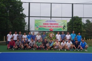 Trường Sĩ quan Phòng hóa khai trương sân Tennis và tổ chức giao lưu thể thao tại Trung tâm huấn luyện tổng hợp