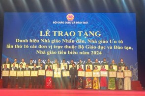 Trung tá Nguyễn Thị Thanh Hải - Giảng viên Khoa Cơ bản được tuyên dương Nhà giáo tiêu biểu năm 2024