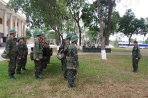 Binh chủng Hoá học nắm tình hình, kiểm tra Đoàn vận động viên tham gia Hội thi giảng viên các học viện, trường đào tạo sĩ quan cấp phân đội năm 2024