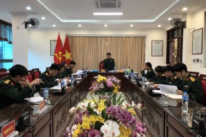 Phòng Tài chính/Binh chủng Hoá học thẩm định quyết toán ngân sách năm 2023 tại Trường Sĩ quan Phòng hoá