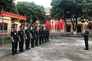 Trường Sĩ quan phòng hóa tổ chức tốt thi tốt nghiệp quốc gia môn CTĐ, CTCT và CTCT năm 2024 cho học viên đào tạo Sĩ quan Chỉ huy-Kỹ thuật Hóa học Lào, Campuchia khóa 2020-2024