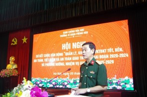 Trường Sĩ quan Phòng hoá Sơ kết Cuộc vận động 50 giai đoạn 2020-2024