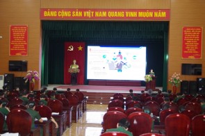 Trường Sĩ quan Phòng hóa tổ chức tập huấn chuyển đổi số