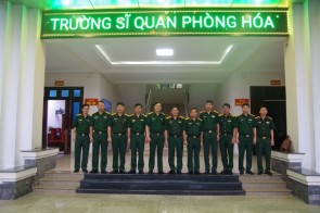 Ủy ban Kiểm tra/Quân ủy Trung ương làm việc với Đảng ủy Trường Sĩ quan Phòng hóa