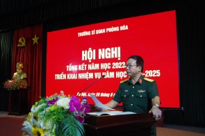 Trường Sĩ quan Phòng hóa tổ chức hội nghị Tổng kết năm học 2023-2024, triển khai nhiệm vụ năm học 2024-2025