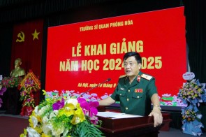 Trường Sĩ quan Phòng hóa tổ chức Lễ Khai giảng năm học 2024-2025