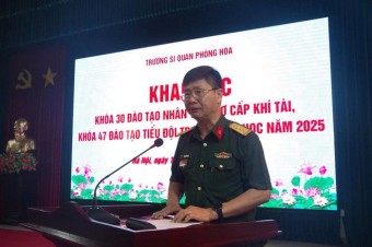 Trường Sĩ quan Phòng hóa Khai mạc khóa 30 đào tạo nhân viên Sơ cấp Khí tài và khóa 47 đào tạo Tiểu đội trưởng Hóa học năm 2025