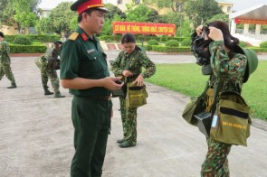 Trường Sĩ quan Phòng hóa tổ chức phúc tra kết quả xây dựng đơn vị vững mạnh toàn diện “mẫu mực, tiêu biểu” năm 2022